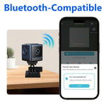 W03 Smart Alarm Wireless Security Camera Motion Detection Mini Battery Camera with Removable Stand for Home, No Card