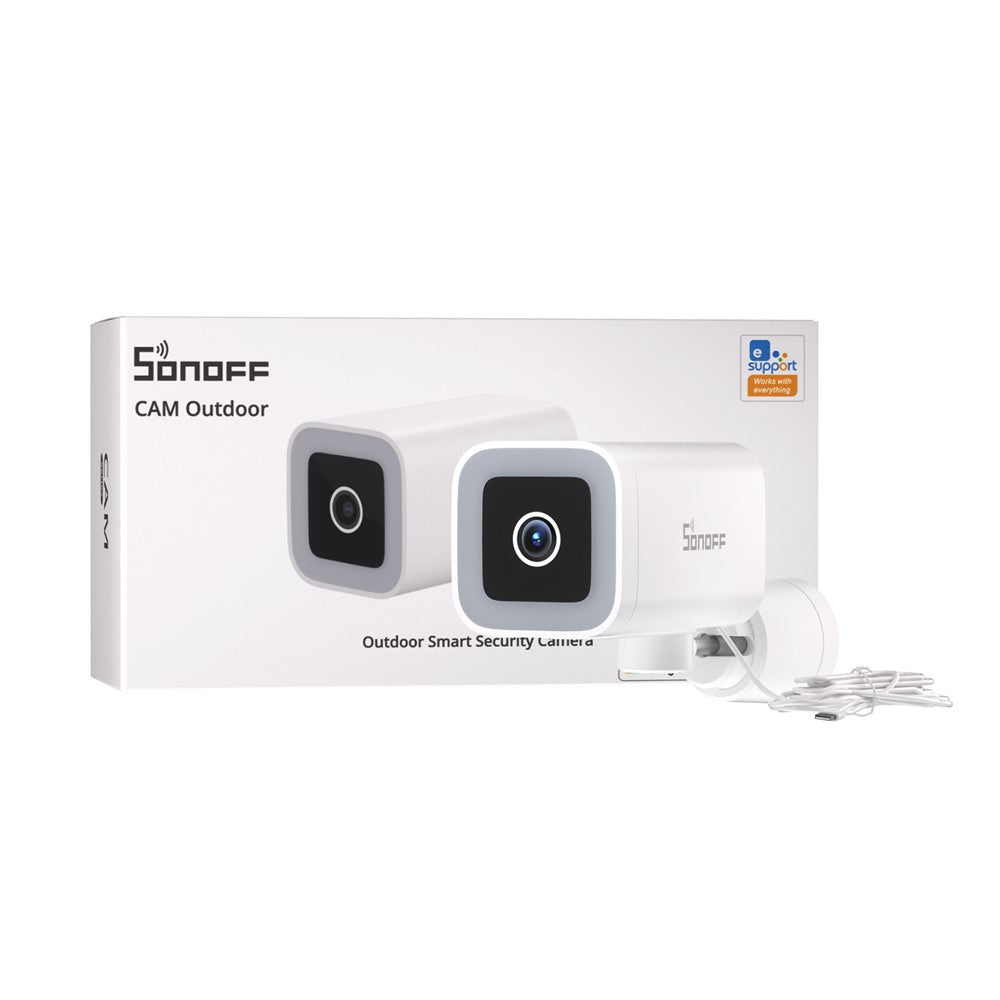 SONOFF CAM-B1P Outdoor Waterproof Smart Security Camera 2K HD AI Human Detection Night Vision Camera