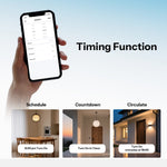 SONOFF T6-1C-120M 1-Gang Smart Touch vægkontakt Matter aftageligt relæ Apple økosystem-kompatibel