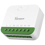 SONOFF MINI-2GS 2-Gang Smart Switch WiFi Matter-Compatible with Dual Load Control  /  Voice Assistant for Home Automation