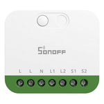 SONOFF MINI-2GS 2-Gang Smart Switch WiFi Matter-Compatible with Dual Load Control  /  Voice Assistant for Home Automation