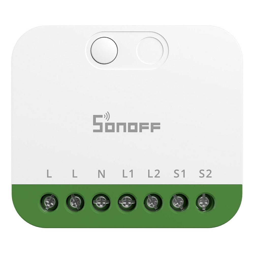 SONOFF MINI-2GS 2-Gang Smart Switch WiFi Matter-Compatible with Dual Load Control  /  Voice Assistant for Home Automation