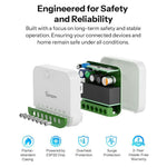 SONOFF MINI-2GS 2-Gang Smart Switch WiFi Matter-Compatible with Dual Load Control  /  Voice Assistant for Home Automation