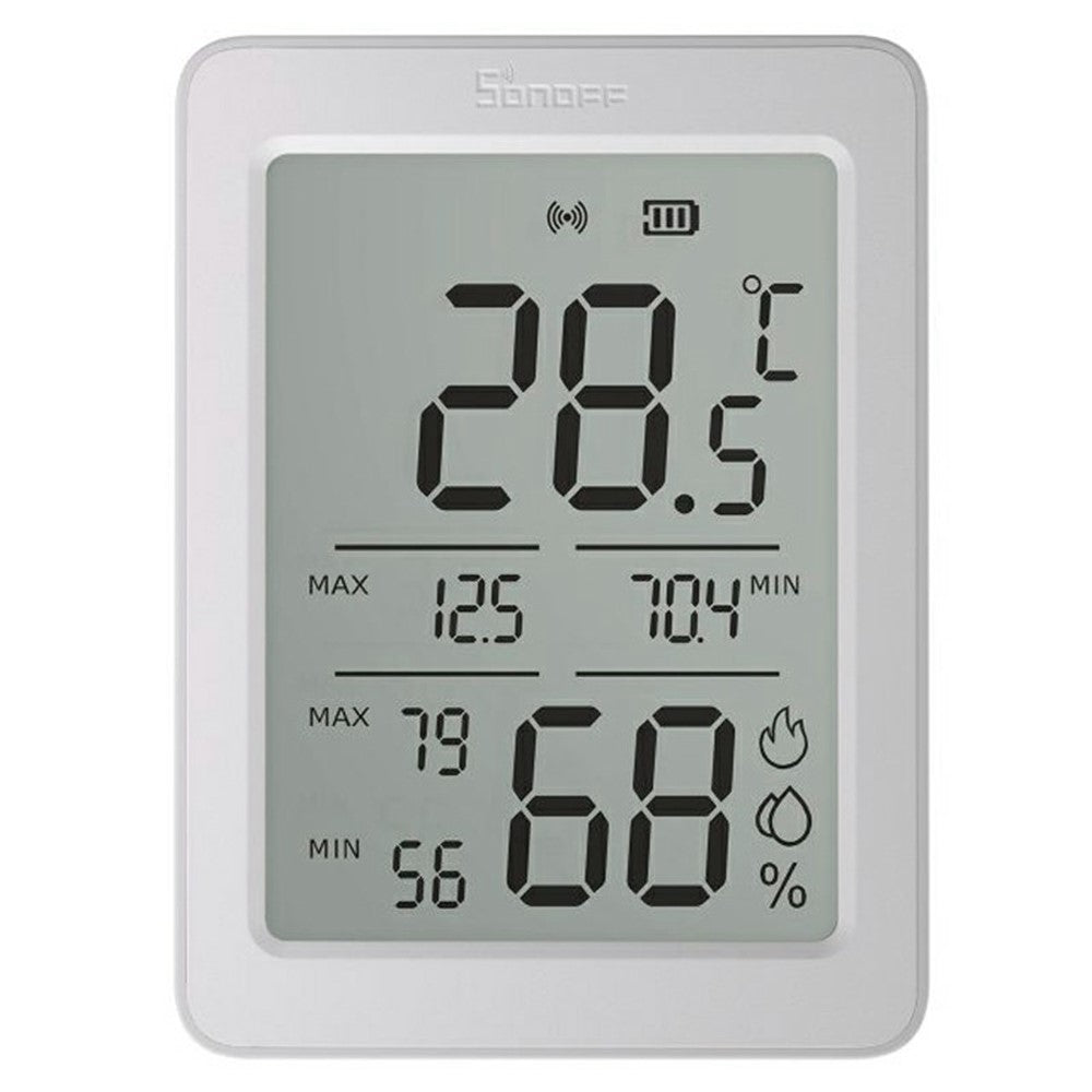 SONOFF SNZB-02DR2 Zigbee Temperature Humidity Sensor 3.6 Inch LCD Display Remote Monitoring Smart Home Integration