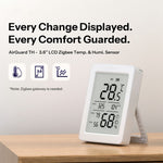 SONOFF SNZB-02DR2 Zigbee Temperature Humidity Sensor 3.6 Inch LCD Display Remote Monitoring Smart Home Integration
