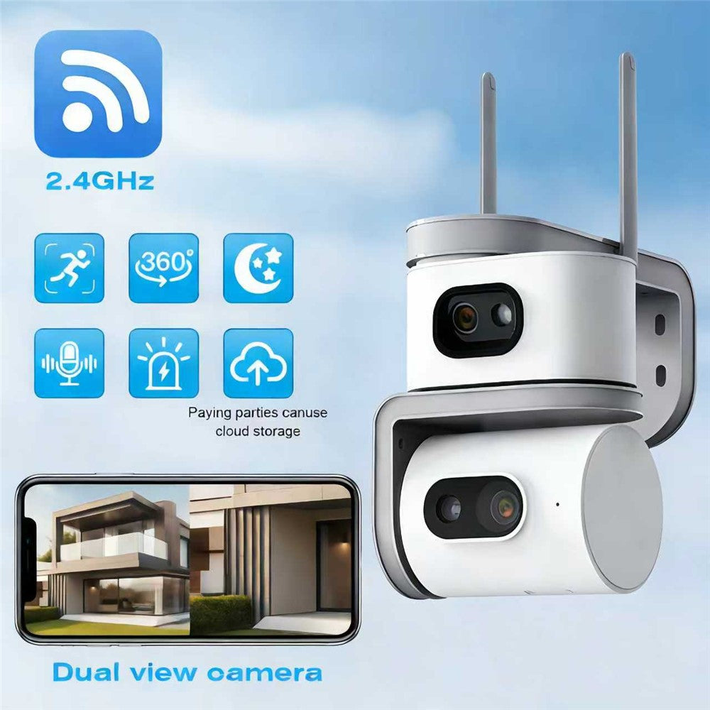 QD01 Dual Screen Camera Night Vision Automatic Tracking WiFi IP Surveillance Camera
