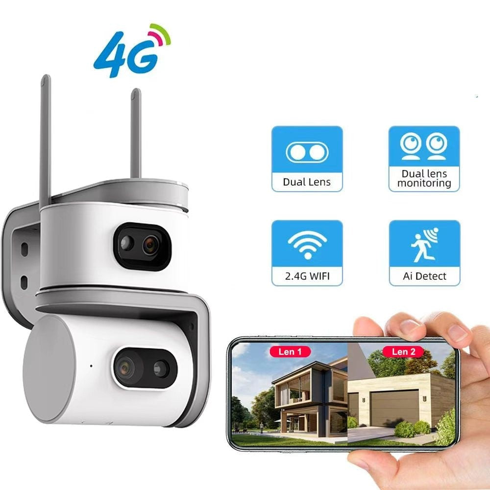 QD01 Dual Screen Camera Night Vision Automatic Tracking WiFi IP Surveillance Camera