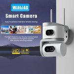 QD01 Dual Screen Camera Night Vision Automatic Tracking WiFi IP Surveillance Camera
