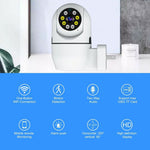 1080P HD WiFi Security Camera Plug-in Night Vision APP Control Camera Support AP / P2P Connection