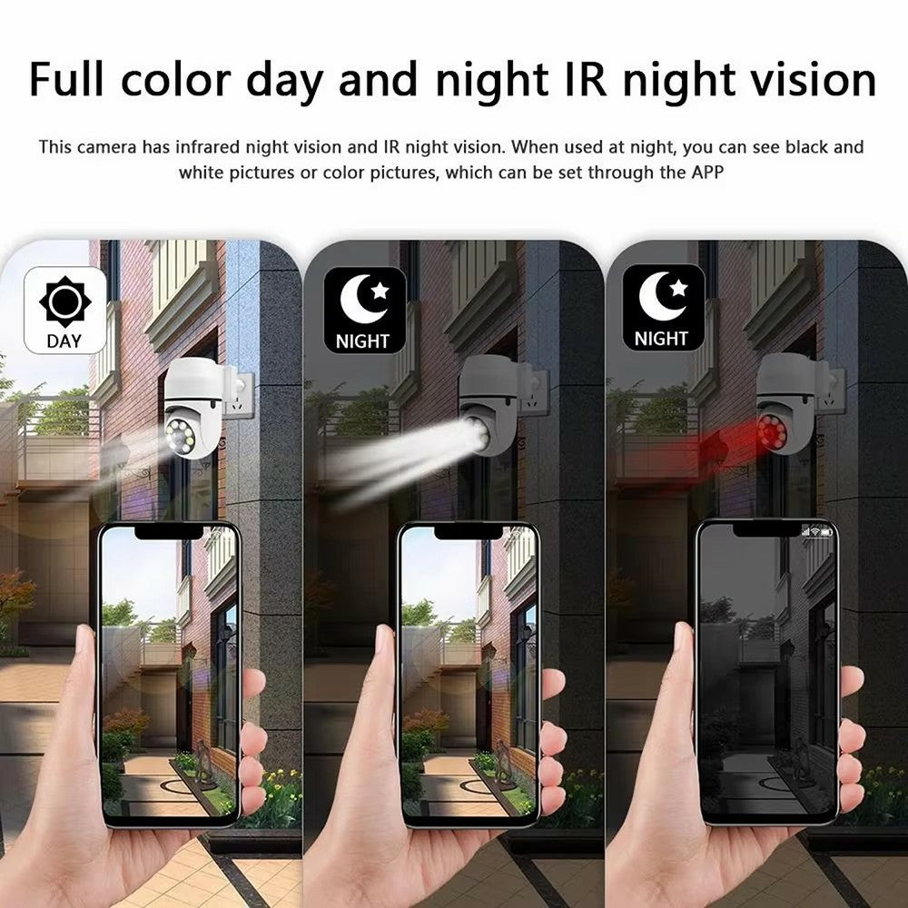 1080P HD WiFi Security Camera Plug-in Night Vision APP Control Camera Support AP / P2P Connection