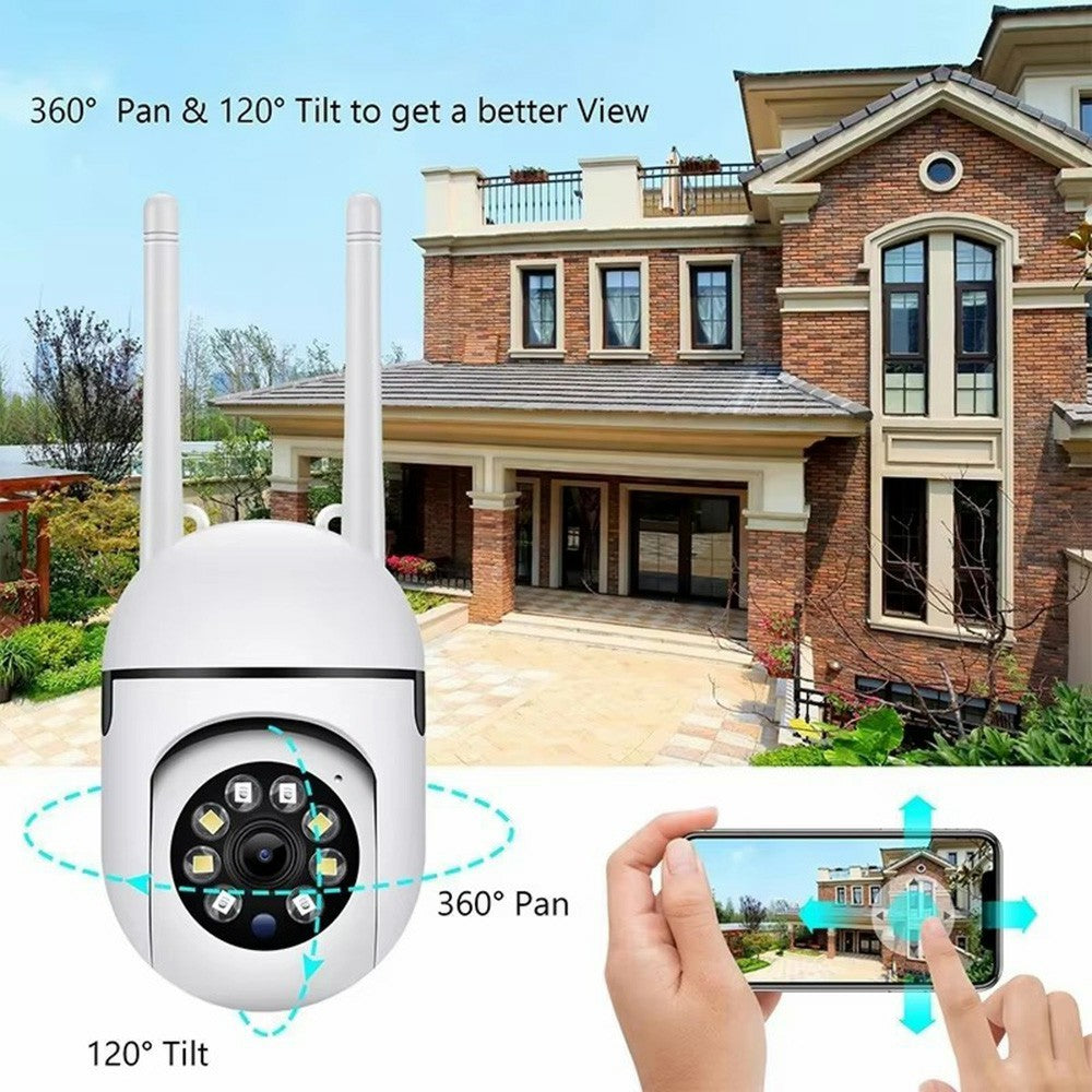 V380 WiFi PTZ Security Camera Night Vision Two Way Audio CMOS Sensor Monitor Camera