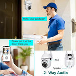 V380 WiFi PTZ Security Camera Night Vision Two Way Audio CMOS Sensor Monitor Camera