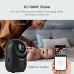 Two Way Audio Baby Monitor WiFi Camera 355 Degree Intelligent Security Camera with Microphone