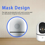 Wireless WiFi 3MP Baby Monitor Two Way Talk Humanoid Detection One Click Call Night Vision Security Camera