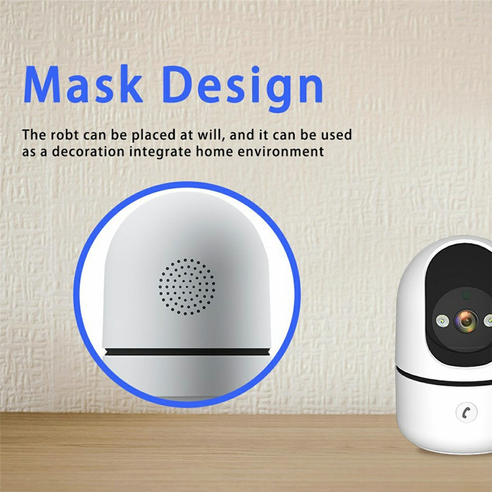 Wireless WiFi 3MP Baby Monitor Two Way Talk Humanoid Detection One Click Call Night Vision Security Camera