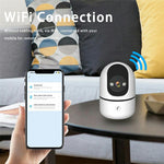 Wireless WiFi 3MP Baby Monitor Two Way Talk Humanoid Detection One Click Call Night Vision Security Camera