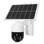 V380 4G Solar Powered PTZ Security Camera PIR Motion Detection Night Vision Outdoor Wireless Surveillance Camera