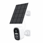 T98 WiFi Tuya APP Control Camera Solar Powered Night Vision AI Digital NVR Cloud 2K 3MP Security Camera, 3.7V 5200mAh