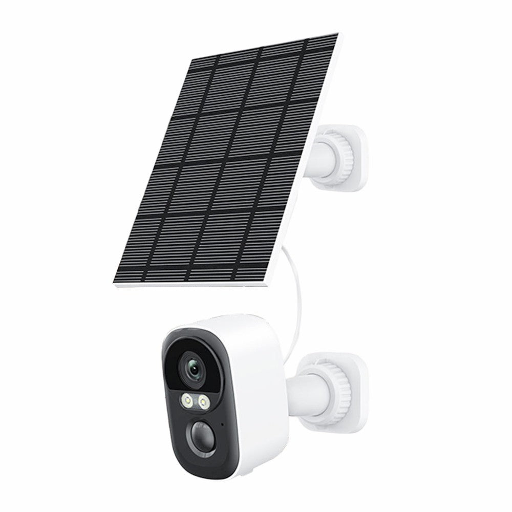 T98 WiFi Tuya APP Control Camera Solar Powered Night Vision AI Digital NVR Cloud 2K 3MP Security Camera, 3.7V 5200mAh
