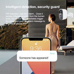 T98 WiFi Tuya APP Control Camera Solar Powered Night Vision AI Digital NVR Cloud 2K 3MP Security Camera, 3.7V 5200mAh