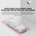 T98 WiFi Tuya APP Control Camera Solar Powered Night Vision AI Digital NVR Cloud 2K 3MP Security Camera, 3.7V 5200mAh