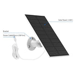T98 WiFi Tuya APP Control Camera Solar Powered Night Vision AI Digital NVR Cloud 2K 3MP Security Camera, 3.7V 5200mAh