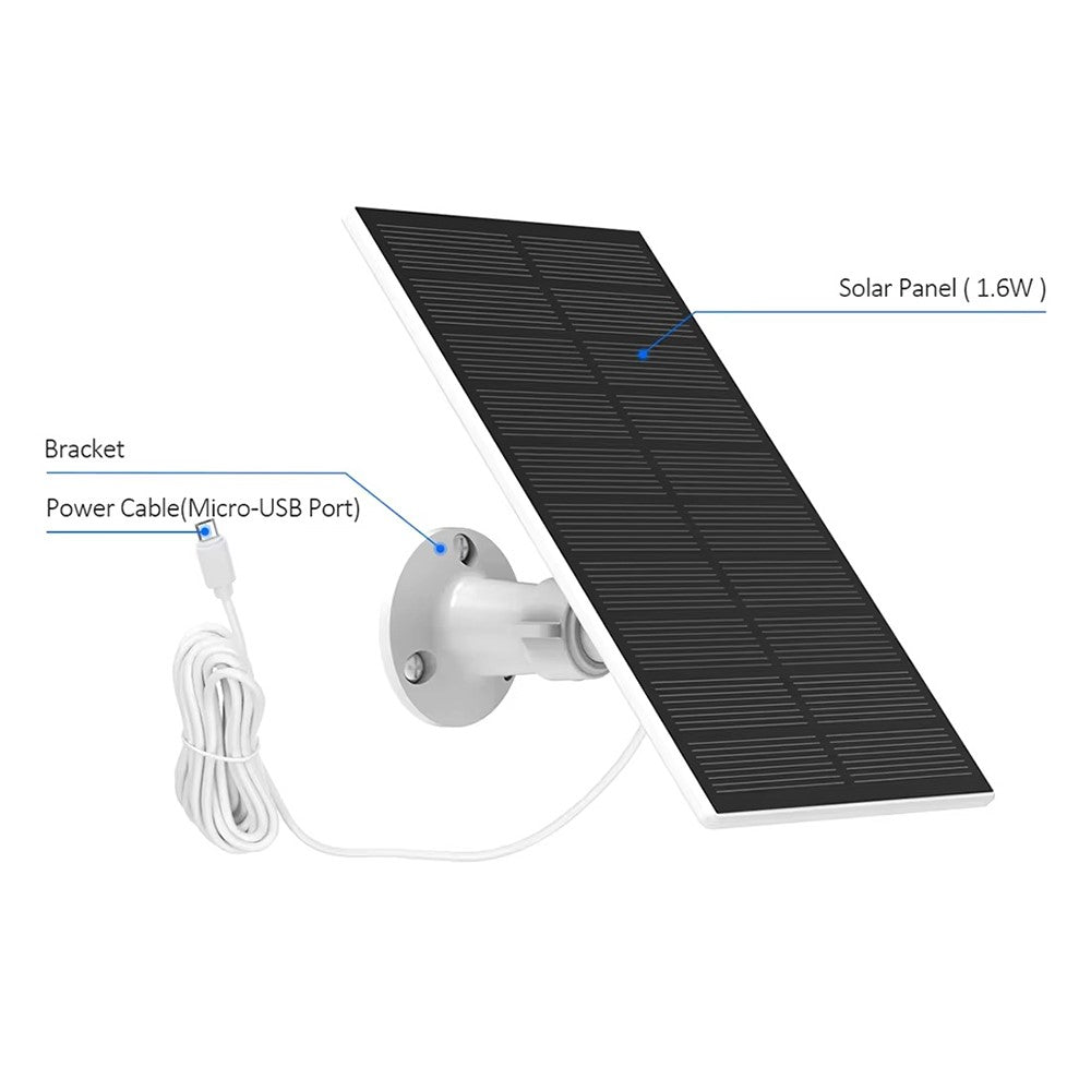 T98 WiFi Tuya APP Control Camera Solar Powered Night Vision AI Digital NVR Cloud 2K 3MP Security Camera, 3.7V 5200mAh