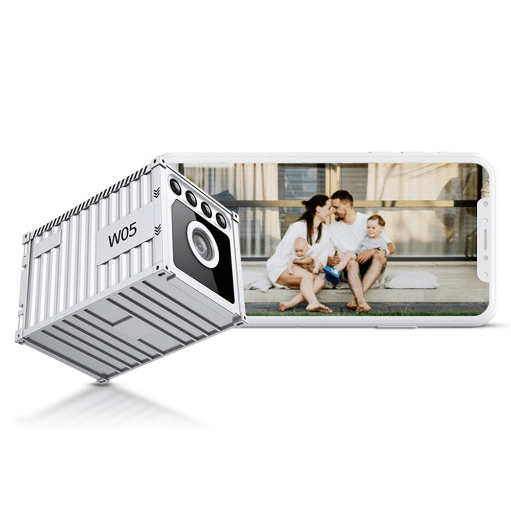 W05 Container Design Mini WiFi Camera Human Body Detection 1080P HD Night Vision Security Camera