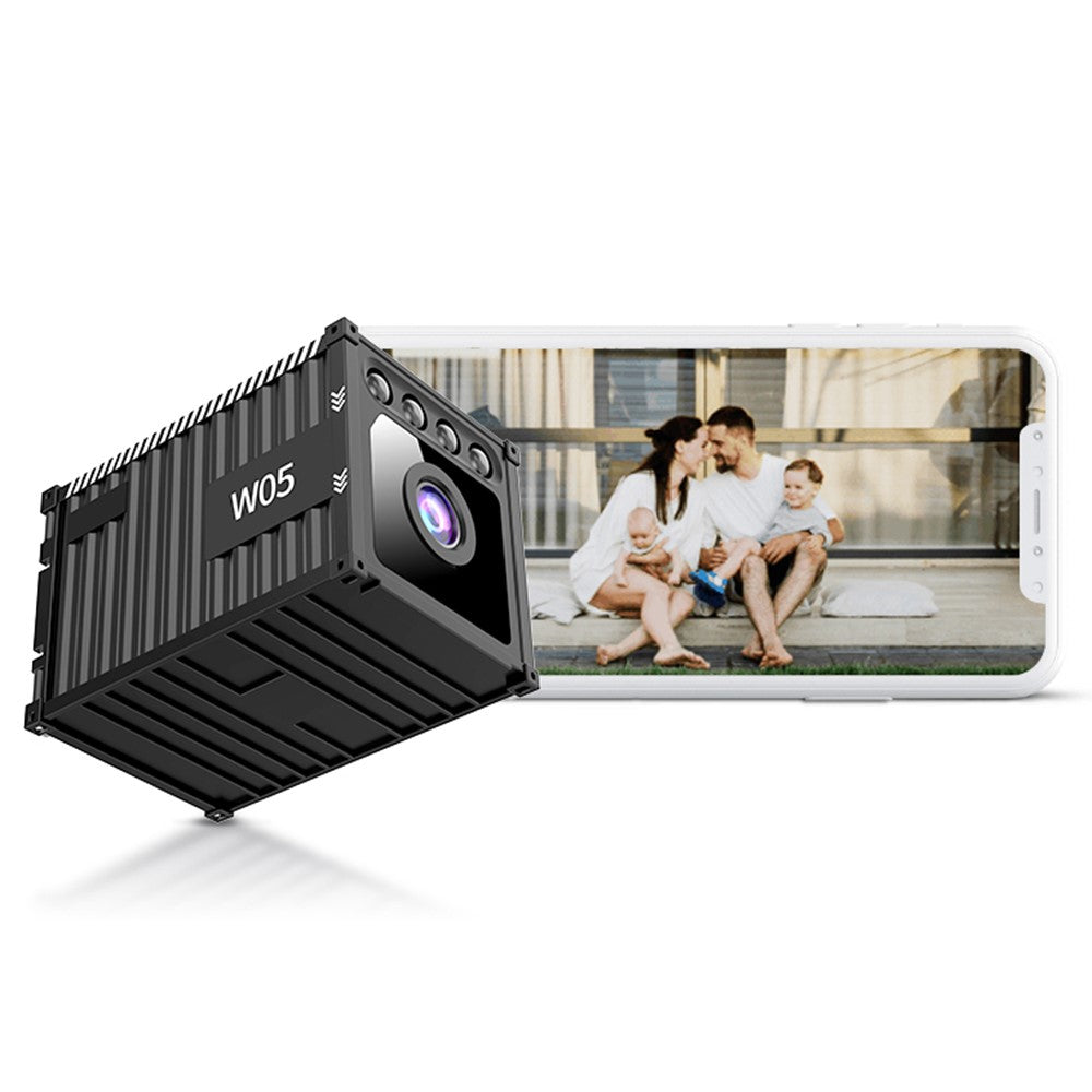 W05 Container Design Mini WiFi Camera Human Body Detection 1080P HD Night Vision Security Camera