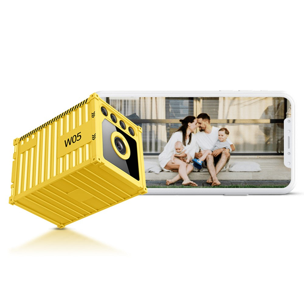 W05 Container Design Mini WiFi Camera Human Body Detection 1080P HD Night Vision Security Camera