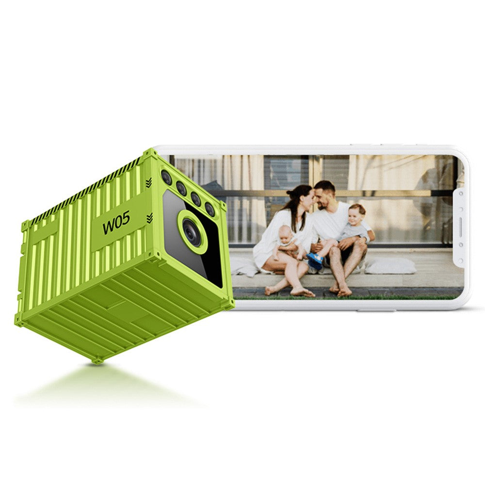 W05 Container Design Mini WiFi Camera Human Body Detection 1080P HD Night Vision Security Camera