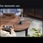 WLX-G3 140W GaN 6-ports Desktopoplader med digitalt display 4 USB-C + 2 USB-A Hurtigladestation til bærbar computer / telefon / tablet