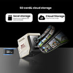 W07 WiFi Mini Compact Security Camera 1080P HD Night Vision Motion Detection Remote Monitor for Home (No Memory Card)