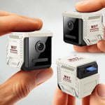 W07 WiFi Mini Compact Security Camera 1080P HD Night Vision Motion Detection Remote Monitor for Home (No Memory Card)