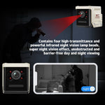 W07 WiFi Mini Compact Security Camera 1080P HD Night Vision Motion Detection Remote Monitor for Home (No Memory Card)