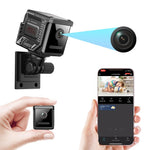 W07 WiFi Mini Compact Security Camera 1080P HD Night Vision Motion Detection Remote Monitor for Home (No Memory Card)