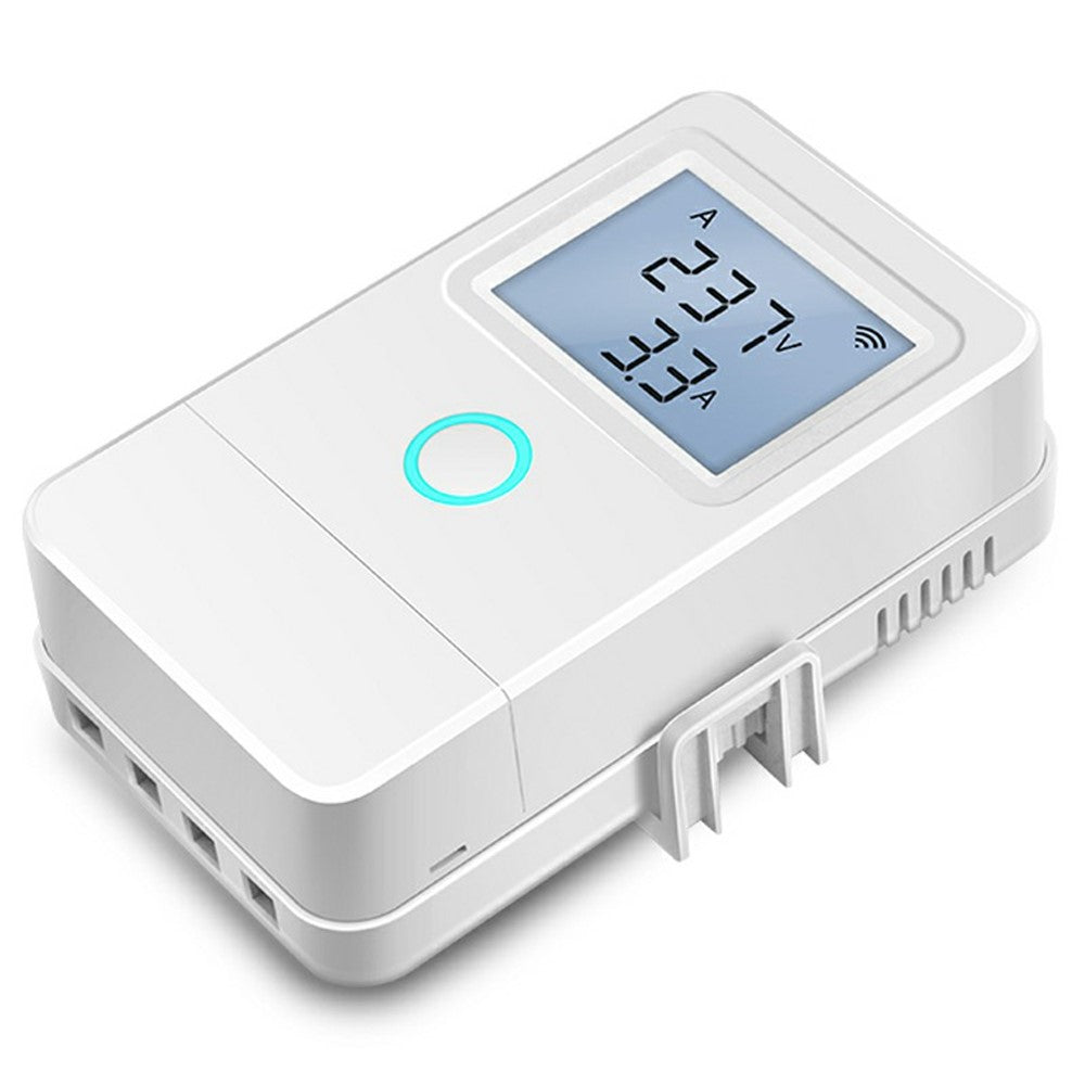 PW03 trefas WiFi-smartenergimätare med LCD-skärm, temperaturlarm och smart energimonitor för hem och industri