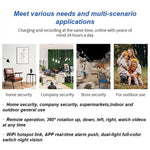 V380 WiFi Dual Lens Bulb Security Camera 360 Degrees Panoramic Night Vision Two-Way Audio Surveillance Camera for Home Outdoor