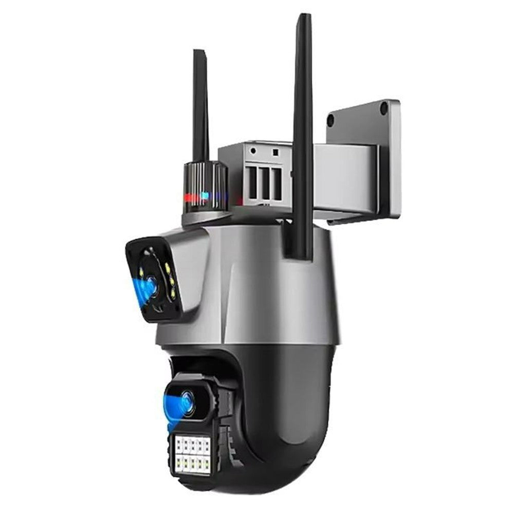 V380 4G Dual Lens Dual Screen Security Camera 2MP+2MP HD Outdoor Wireless PTZ IP Surveilance Camera with Night Vision