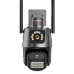 V380 4G Dual Lens Dual Screen Security Camera 2MP+2MP HD Outdoor Wireless PTZ IP Surveilance Camera with Night Vision