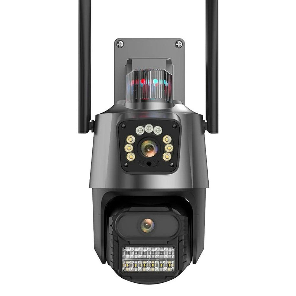V380 4G Dual Lens Dual Screen Security Camera 2MP+2MP HD Outdoor Wireless PTZ IP Surveilance Camera with Night Vision