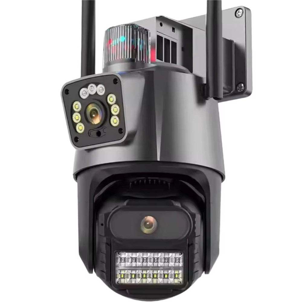 V380 4G Dual Lens Dual Screen Security Camera 2MP+2MP HD Outdoor Wireless PTZ IP Surveilance Camera with Night Vision