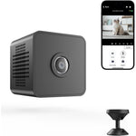 X1S Mini Cube Camera 1080P Wireless Security Camera Night Vision Motion Detection Surveillance Camera for Baby Pet Monitoring (No Memory Card)