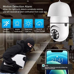 E27 Bulb Camera 360 Degree Pan 1080P Full HD Wireless Security Monitor Night Vision WiFi Camera