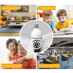 E27 Bulb Camera 360 Degree Pan 1080P Full HD Wireless Security Monitor Night Vision WiFi Camera