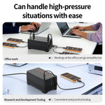 WLX-268F USB-A + Type-C 30-Port Charging Station 30W Fast Charging Desktop Charger Hub for Phone Tablet