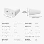 MG-GZ100-W-ZIG Zigbee Light Sensor IP67 Waterproof Wireless Illumination Detector Brightness Sensing Device for Smart Curtain Lighting Control