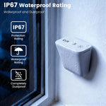 MG-GZ100-W-ZIG Zigbee Light Sensor IP67 Waterproof Wireless Illumination Detector Brightness Sensing Device for Smart Curtain Lighting Control