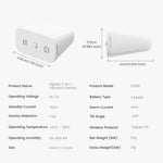 ZD100 Zigbee 3-In-1 Vibration Sensor IP67 Waterproof Tilt Drop Smart Alarm for Security Monitor
