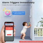 ZD100 Zigbee 3-In-1 Vibration Sensor IP67 Waterproof Tilt Drop Smart Alarm for Security Monitor